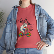 Load image into Gallery viewer, Tour de Fleece T-Shirt 2024 Rainbow