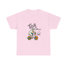 Load image into Gallery viewer, Tour de Fleece T-Shirt 2024 Rainbow