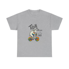 Load image into Gallery viewer, Tour de Fleece T-Shirt 2024 Rainbow