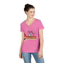 Load image into Gallery viewer, Tour De Fleece V-Neck T-Shirt 2025