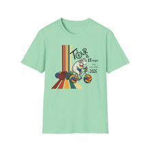 Load image into Gallery viewer, Colorful Tour T-Shirt - Fun Cycling Apparel, Gift for Cyclists, Summer Casual Wear, Festival Outfit, Unique Graphic Tee