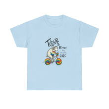 Load image into Gallery viewer, Tour de Fleece T-Shirt 2024 Rainbow