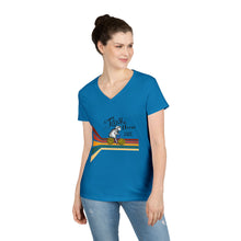 Load image into Gallery viewer, Tour De Fleece V-Neck T-Shirt 2025
