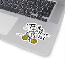 Load image into Gallery viewer, Tour De Fleece  Kiss-Cut Stickers 2025
