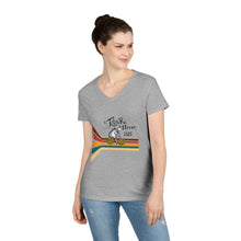 Load image into Gallery viewer, Tour De Fleece V-Neck T-Shirt 2025
