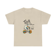 Load image into Gallery viewer, Tour de Fleece  T-Shirt 2024 Rainbow
