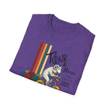 Load image into Gallery viewer, Colorful Tour T-Shirt - Fun Cycling Apparel, Gift for Cyclists, Summer Casual Wear, Festival Outfit, Unique Graphic Tee
