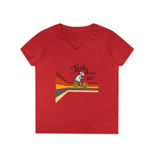 Load image into Gallery viewer, Tour De Fleece V-Neck T-Shirt 2025
