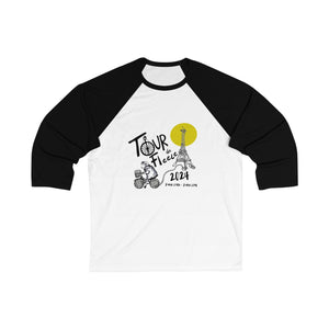 Tour De Fleece Unisex 3/4 Sleeve Baseball Tee 2024