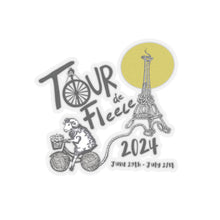 Load image into Gallery viewer, Tour De Fleece  Kiss-Cut Stickers 2024
