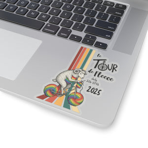 Tour De Fleece  Kiss-Cut Stickers 2025