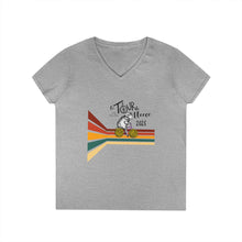 Load image into Gallery viewer, Tour De Fleece V-Neck T-Shirt 2025
