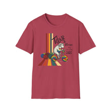 Load image into Gallery viewer, Colorful Tour T-Shirt - Fun Cycling Apparel, Gift for Cyclists, Summer Casual Wear, Festival Outfit, Unique Graphic Tee
