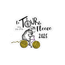 Load image into Gallery viewer, Tour De Fleece  Kiss-Cut Stickers 2025
