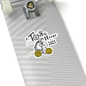 Tour De Fleece  Kiss-Cut Stickers 2025