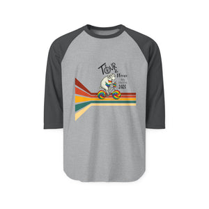 Tour De Fleece  2025 Three-Quarter Sleeve Raglan Shirt