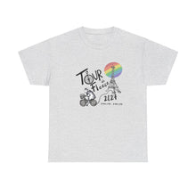 Load image into Gallery viewer, Tour de Fleece  T-Shirt 2024 Rainbow
