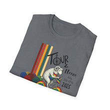 Load image into Gallery viewer, Colorful Tour T-Shirt - Fun Cycling Apparel, Gift for Cyclists, Summer Casual Wear, Festival Outfit, Unique Graphic Tee
