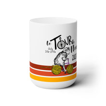 Load image into Gallery viewer, Ceramic Mug 15oz Tour De Fleece 2025
