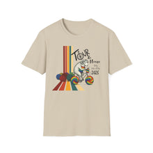 Load image into Gallery viewer, Colorful Tour T-Shirt - Fun Cycling Apparel, Gift for Cyclists, Summer Casual Wear, Festival Outfit, Unique Graphic Tee

