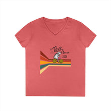 Load image into Gallery viewer, Tour De Fleece V-Neck T-Shirt 2025
