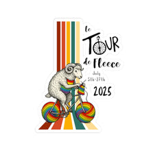 Load image into Gallery viewer, Tour De Fleece  Kiss-Cut Stickers 2025

